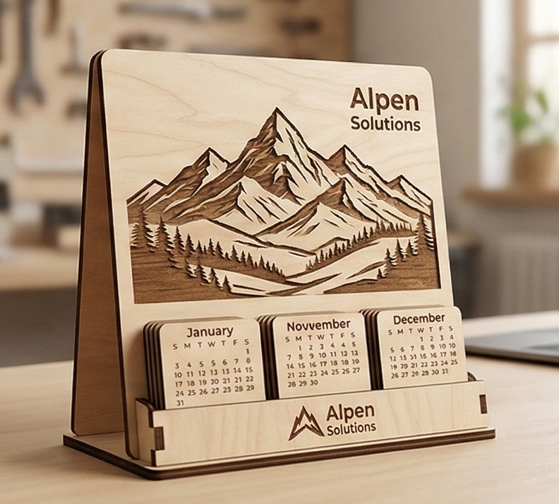 Календарь квартальный (3 блока) с логотипом на заказ