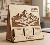 Календарь квартальный (3 блока) с логотипом на заказ