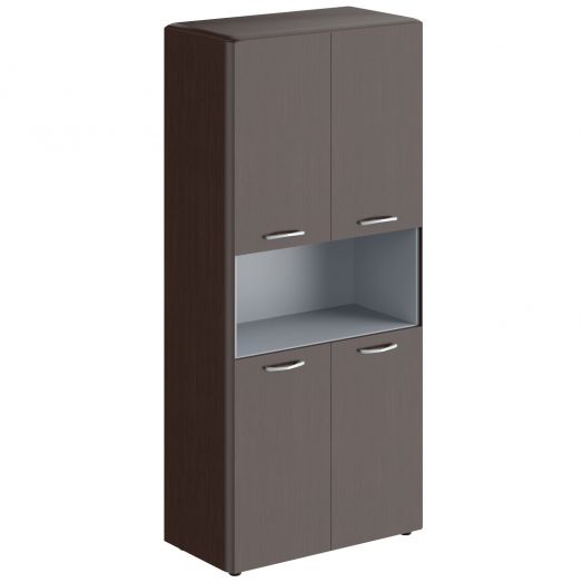 ДИОНИ Шкаф с 2-мя комплектами глухих малых дверей DHC 85.4