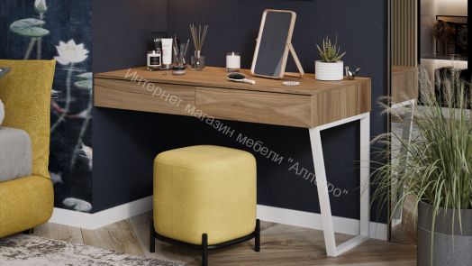 Стол письменный с ящиками «Порто» - ТД-393.15.02 Белый, Яблоня Беллуно