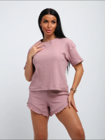 150 Костюм с шортами [розовый]