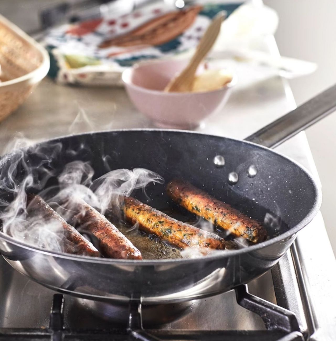 IKEA 365+ ИКЕА/365+ IKEA 365+ ИКЕА/365+ Сковорода, нержавеющ сталь/антипригарное покрытие, 24 см Сковорода 24 см