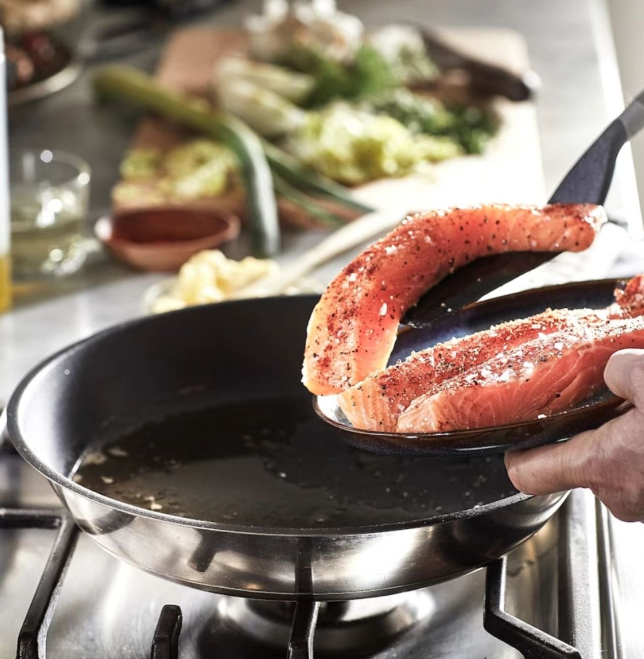 IKEA 365+ ИКЕА/365+ IKEA 365+ ИКЕА/365+ Сковорода, нержавеющ сталь/антипригарное покрытие, 24 см Сковорода 24 см