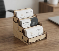 Стенд для визиток настольный (3 секции)