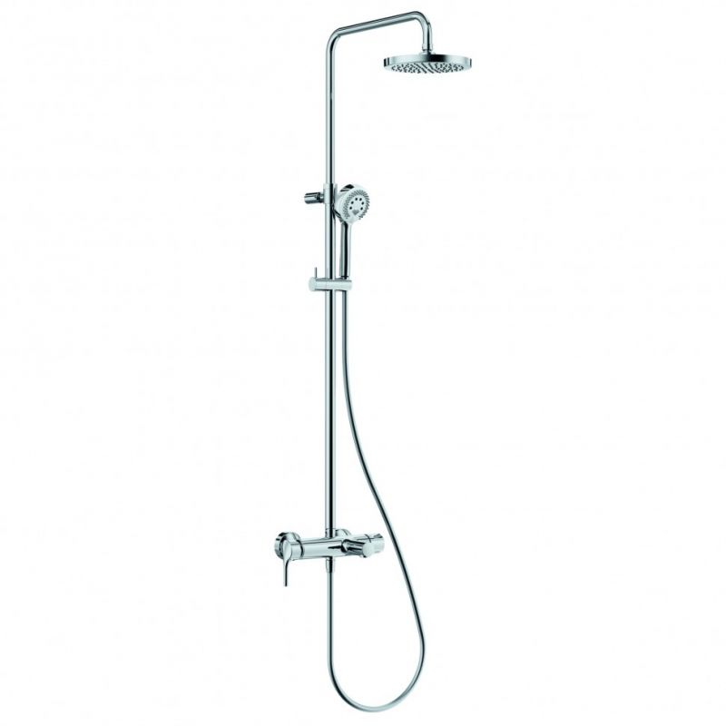 Душевая система KLUDI LOGO DUAL SHOWER SYSTEM для ванны и душа, хром 6808305-00