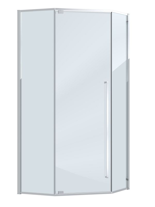 Душевой уголок CEZARES PLANE-P-1-100-C-CR