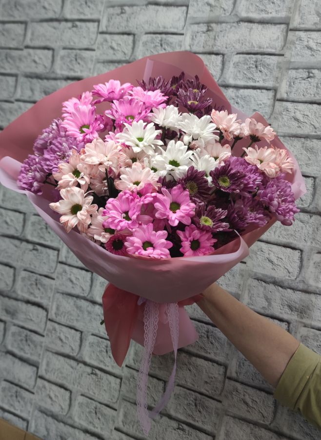 9 хризантем