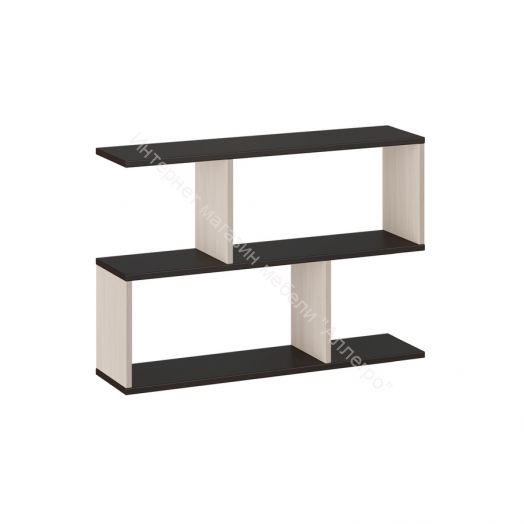 Полка настенная тип 14 Венге Цаво, Дуб Молочный