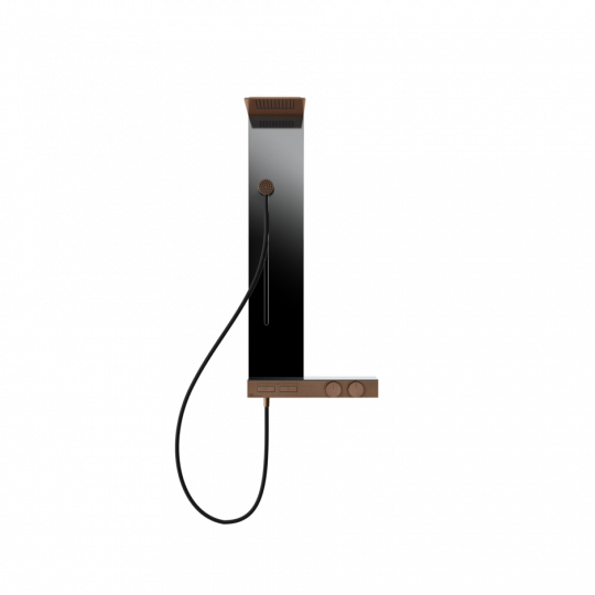 Душевая панель с термостатом Gessi Hi-Fi 63043 схема 9