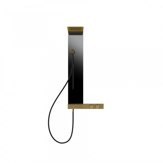 Душевая панель с термостатом Gessi Hi-Fi 63043 схема 12