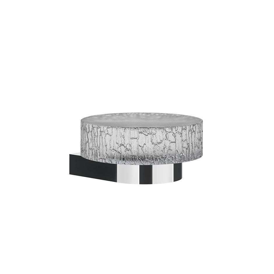 Мыльница Gessi Incastri Light Smoke 75401 настенная круглая ФОТО