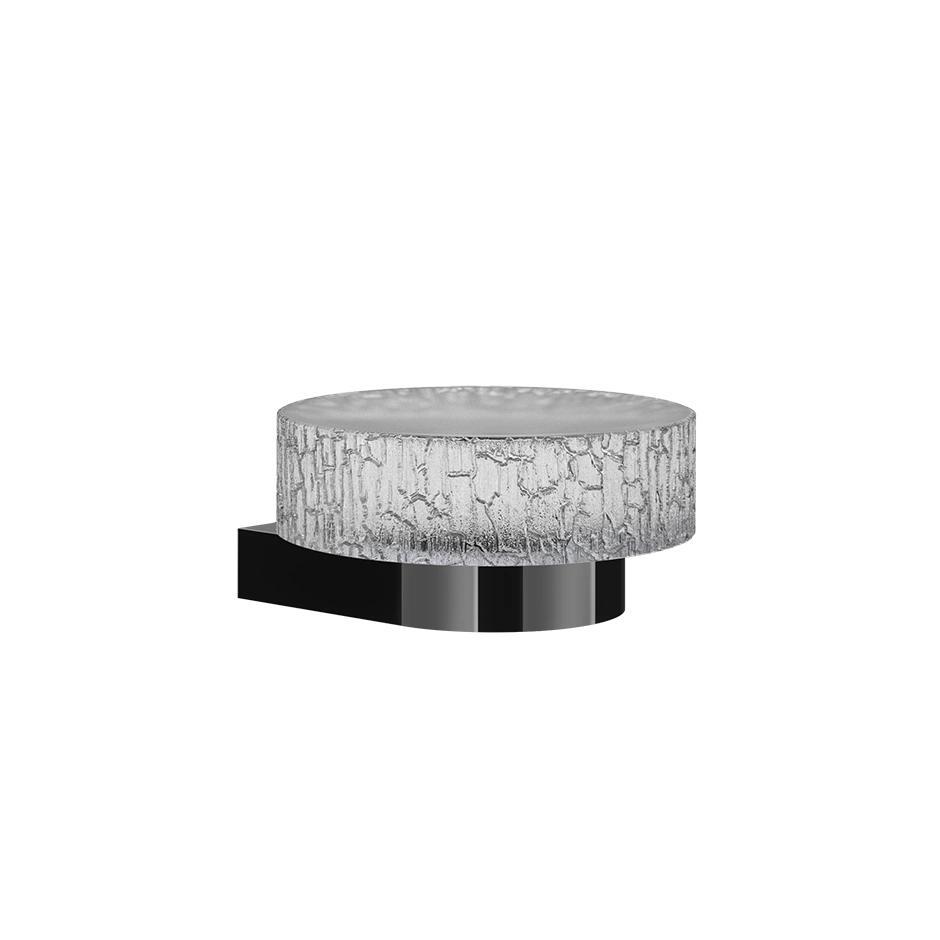 Мыльница Gessi Incastri Light Smoke 75401 настенная круглая ФОТО