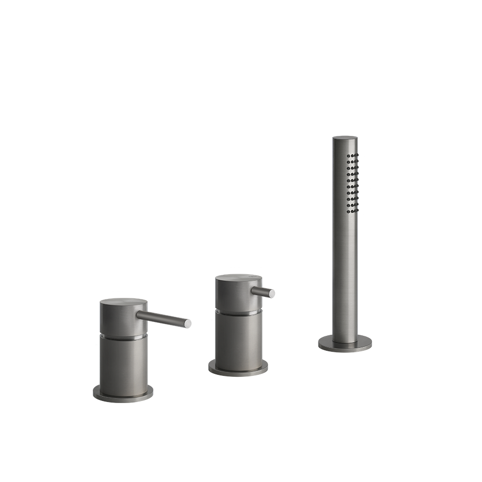 Изображение Смеситель для ванны Gessi 316 54043 на борт ванны с переключателем