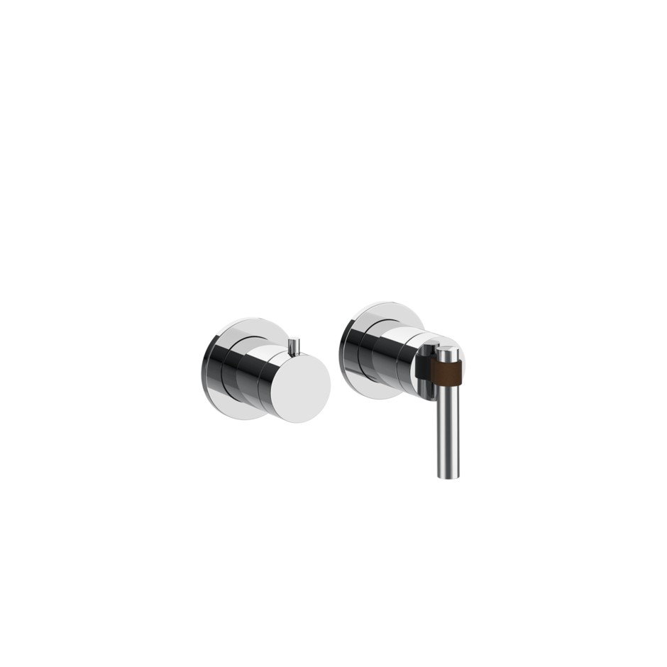 Изображение Смеситель для душа Gessi Jacqueline 77062 встраиваемый на 2 потребителя