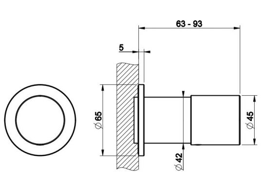 Смеситель для раковины Gessi Habito TRAME 70399 схема 2