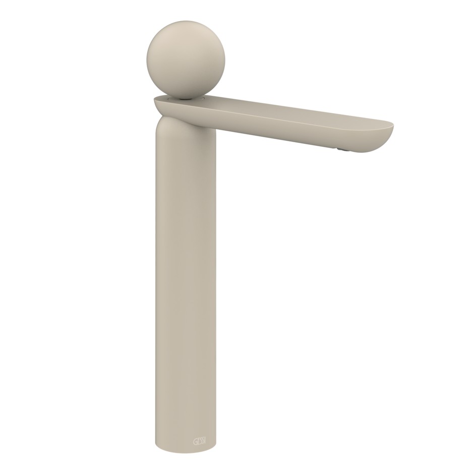 Смеситель для раковины Gessi Perle 74004 высокий без донного клапана с металлическим вентилем ФОТО