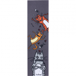 Шкурка "КОТЫ" 61*17 см прозрачная