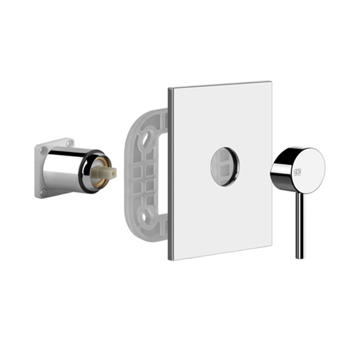 Изображение Смеситель подвесной для душа Gessi Emporio Via tortona 44662 термостатический