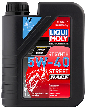 Liqui Moly Motorbike 4T Synth Street Race 5W-40, 1л