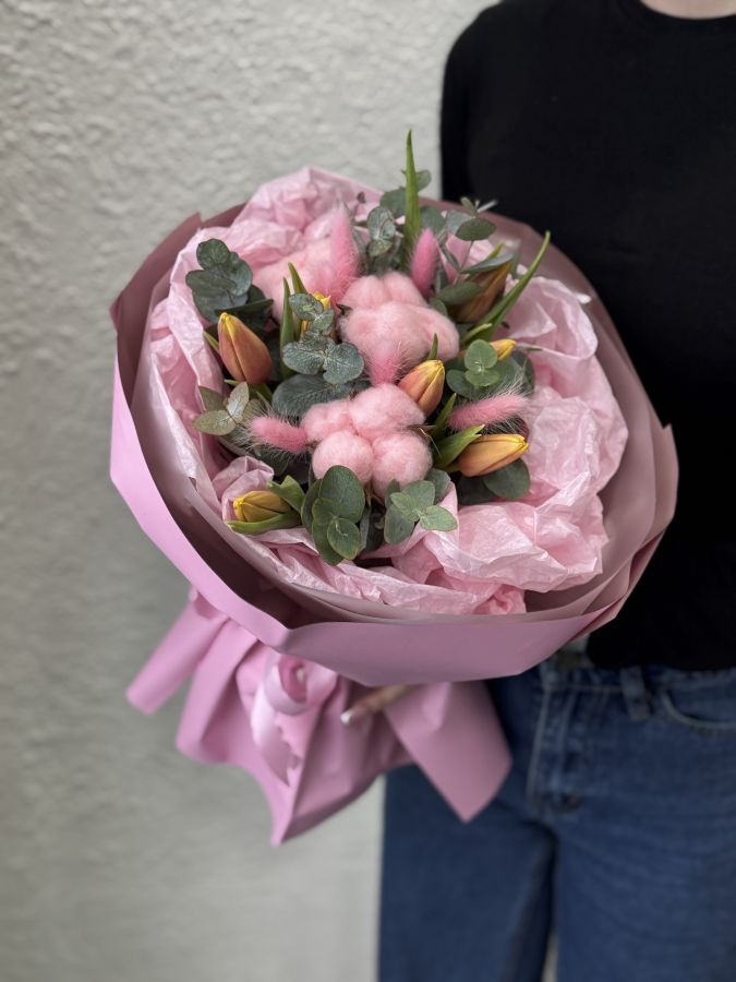 Букет Персиковый рай