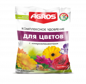 Комплексное удобрение для цветов с микроэлементами 1 кг.