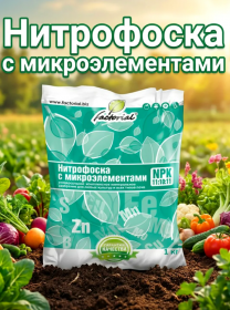 Удобрение нитрофоска с микроэлементами 1 кг