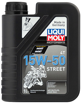Liqui Moly Motorbike 4T Street 15W-50, 1л