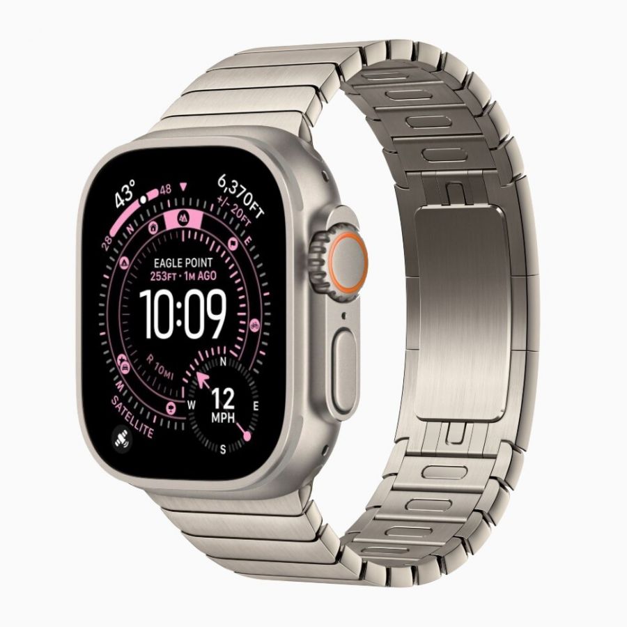 Часы Apple Watch Ultra 3 GPS + Cellular 49mm Natural Titanium Case with Natural Link Bracelet