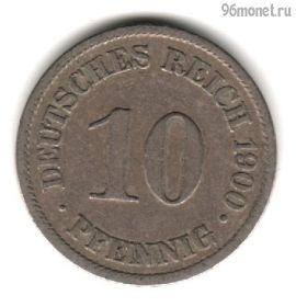 Германия 10 пфеннигов 1900 A