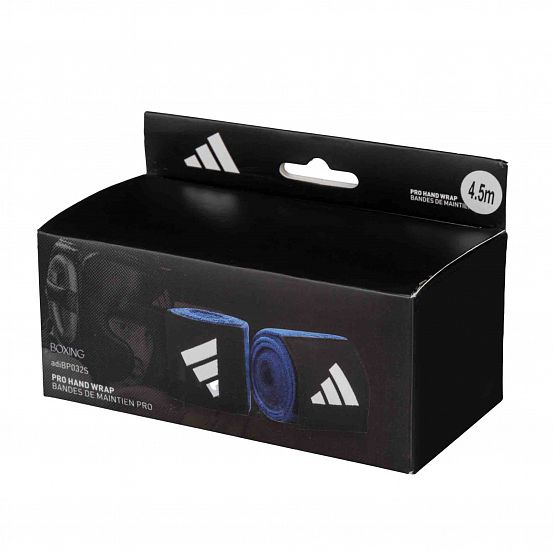 Бинты боксерские Adidas Boxing Mexican Style Pro Hand Wrap синие 3.5м, adiBP032S