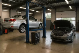 Инспекция Состояния Фиксаторов Разъемов На Стойках на Автомобиле Варшавское шоссе 170Бс7