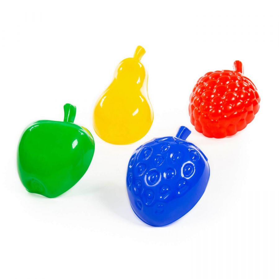 Формочки "Фрукты" большие, 4 шт