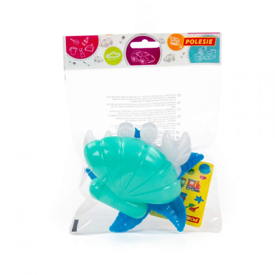 Формочки (краб №2 + морская звезда №2 + ракушка №2) (в пакете)