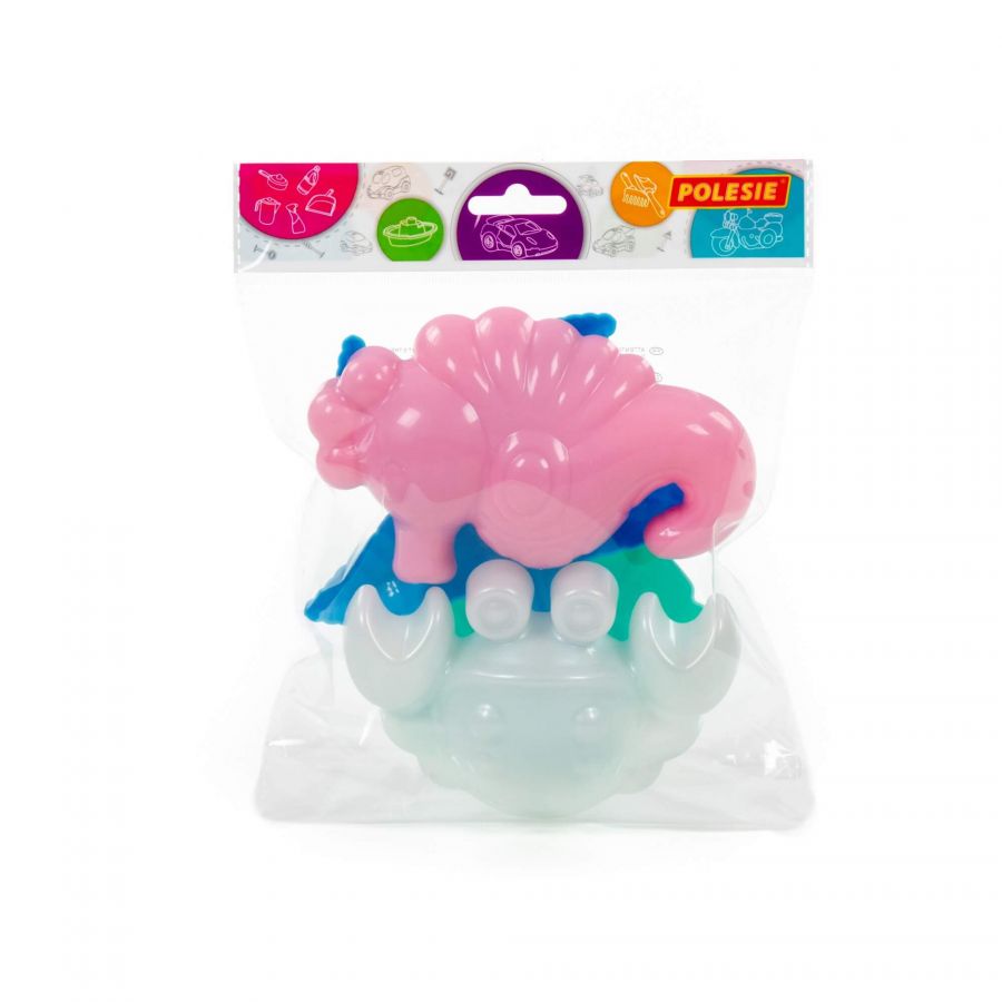 Формочки (краб №2 + морской конёк + морская звезда №2 + ракушка №2)