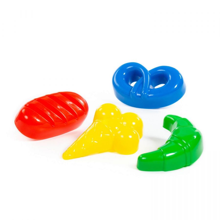 Формочки (мороженое + пирожок + крендель + рогалик)