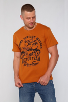 2225 Футболка Байкер [горчичный]