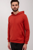 Худи мужское футер петля, Арт. 1037 [оранжевый]