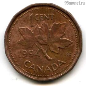 Канада 1 цент 1994