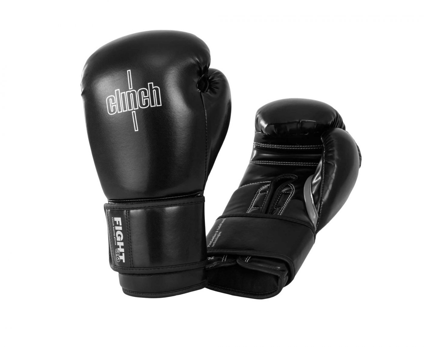 Перчатки боксерские Clinch Fight 3.0 черные, 14 унц., артикул C187