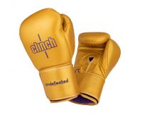 Перчатки боксерские Clinch Undefeated золотые, 14 унц., артикул C161