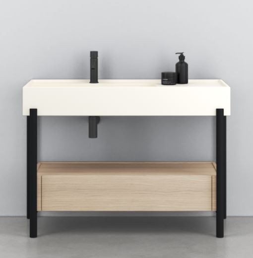Ящик с отделкой натуральным шпоном Cielo Plinio PNC115E для каркаса 110х42