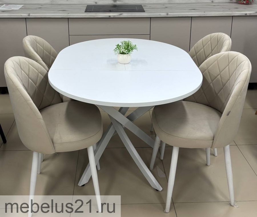 Стол круглый Норд раздвижной