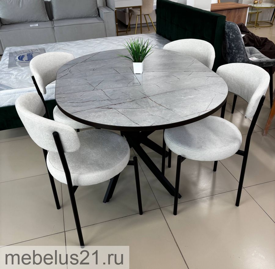 Стол круглый Норд раздвижной