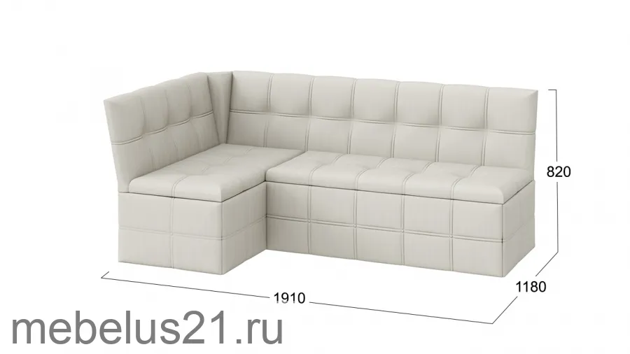 Скамья угловая «Домино» со спальным местом