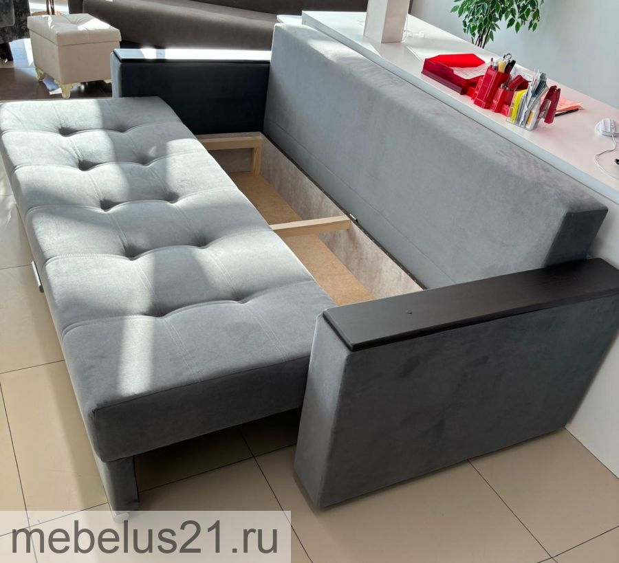 Диван прямой Лира с подлокотником