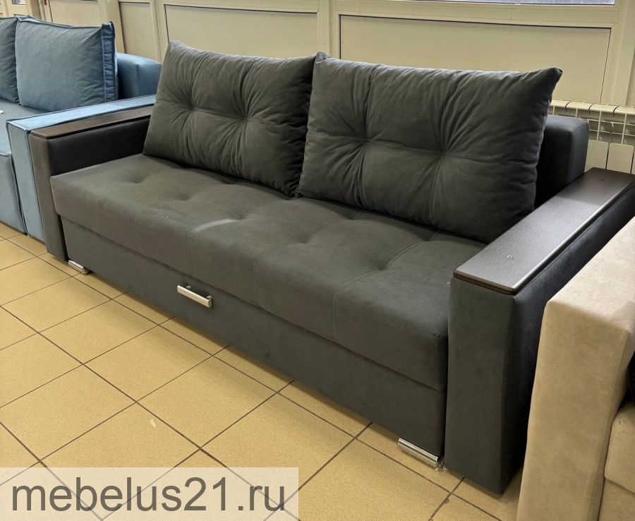 Диван прямой Лира с подлокотником