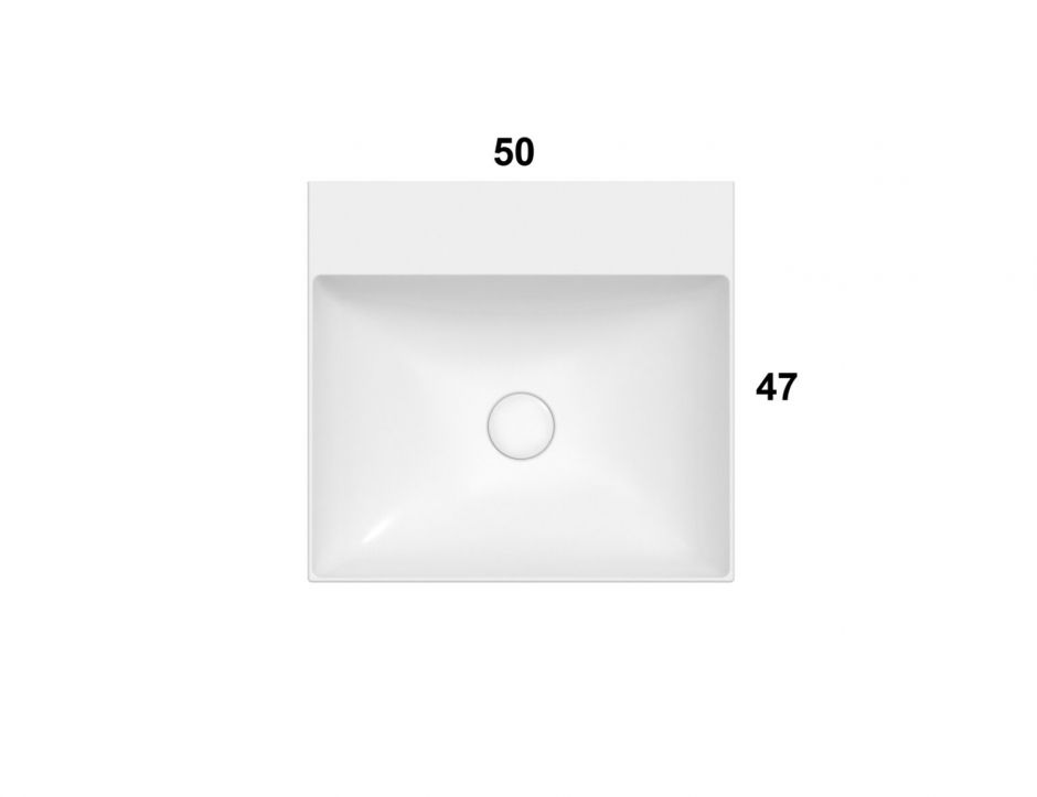 Накладная раковина Globo T-Edge B6R51 50 х 47 ФОТО
