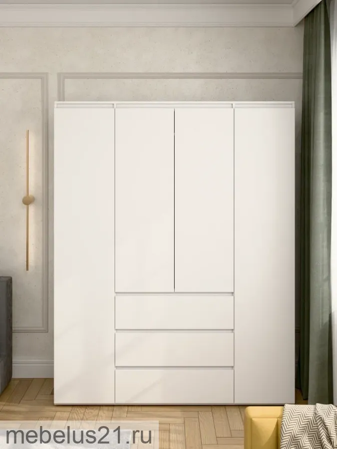 Шкаф Прайм 1600 Белый