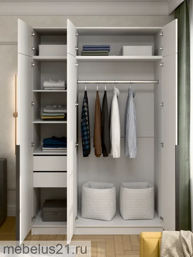 Шкаф Сити с антресолью