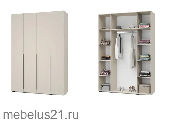 Шкаф 4-х дверный Харди Х41